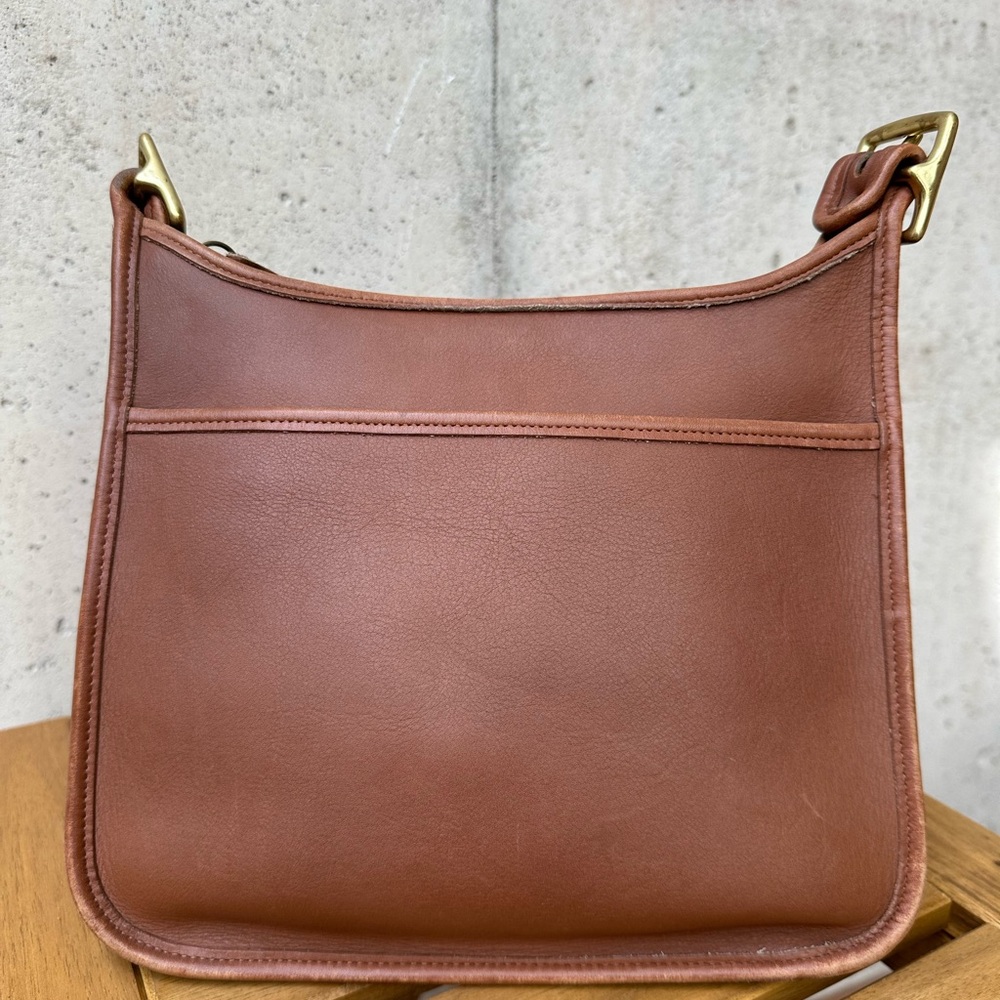 Vintage Coach Legacy Zip British Tan Bag Purse
